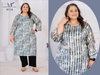 Plus Size Nitya Vol 01 By Moksh Rayon Slub Kurti Wholesale Price In Surat